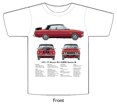 Rover P6 3500S (Series II) 1971-77 T-shirt Front